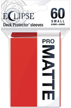 Ultra Pro - Eclipse Matte Small Sleeves 60 Pack - Apple Red