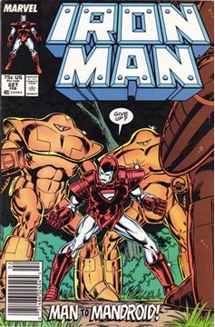 Iron Man #227 [Newsstand]-Fine (5.5 – 7) [Multiple 80'S Celebrity Cameos]