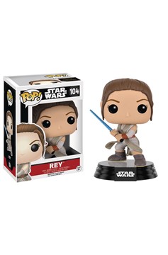 Pop Star Wars E7 Rey W/ Lightsaber Vinyl Figure