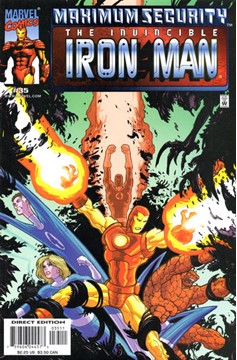Iron Man #35 [Direct Edition]-Very Fine (7.5 – 9)