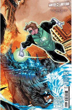 Green Lantern #4 Cover E Justice League Vs Godzilla Vs Kong Card Stock Variant