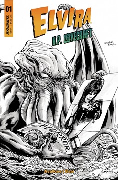 Elvira Meets HP Lovecraft #1 Cover L 7 Copy Last Call Incentive Baal Line