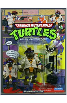 Playmates 1990 Teenage Munant Ninja Turtle Don The Undercover Turtle