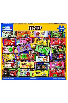 M&Ms (1789Pz) - 1000 Piece Jigsaw Puzzle