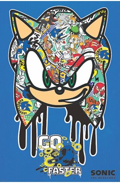 Sonic the Hedgehog Graffiti Poster