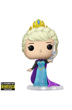 Pop! Frozen Elsa Diamond Glitter Vinyl Figure Entertainment Earth Exclusive