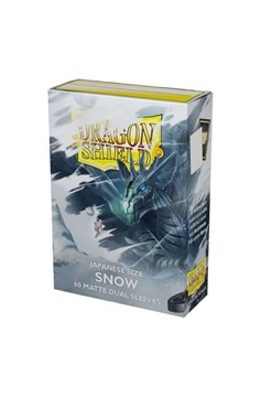 Dragon Shield Matte Dual Snow Japanese Sleeves (60ct)