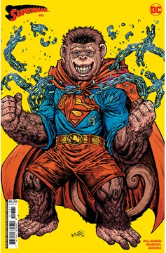 Superman #13 Cover F Maria Wolf April Fools Beppo The Super Monkey Card Stock Variant 