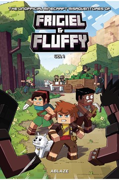 Unofficial Minecraft Inspired Misadventures of Frigiel & Fluffy Hardcover Graphic Novel 1