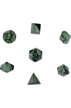 DICE 7-set: CHX26445 Gemini Black Grey Green (7)