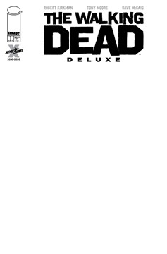 Walking Dead Deluxe #1 Cover F Blank Sketch Cover (Mature)