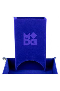 Dice Tower: Fold Up Velvet Blue