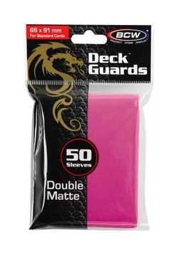 BCW Deck Guard - Matte - Pink (50)