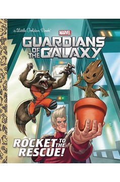Guardians of Galaxy Rocket To Rescue Little Golden Book