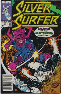 Silver Surfer #18 [Newsstand]-Very Fine (7.5 – 9)