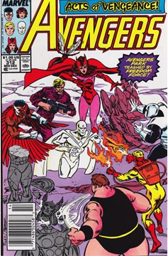 The Avengers #312 [Newsstand]-Fine (5.5 – 7)