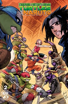 Teenage Mutant Ninja Turtles/Naruto #2 Cover B Prasetya