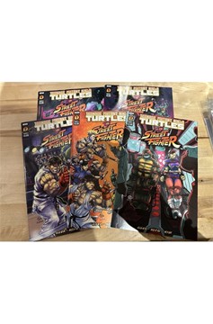 Teenage Mutant Ninja Turtles Vs. Street Fighter #1 - #5 Cover A Only