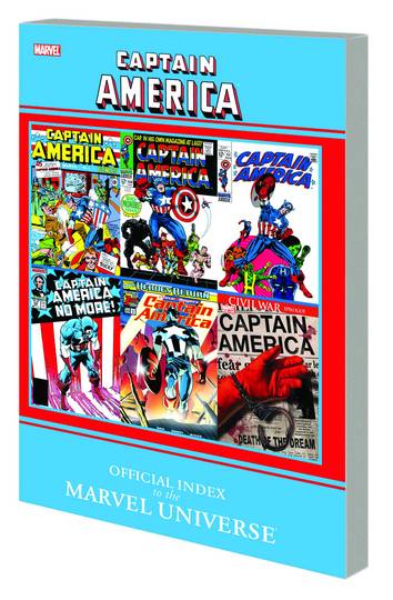 Captain America Off Index To Marvel Universe Graphic Novel