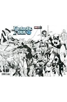 Fantastic Four #35 [Penguin / Random House Exclusive - John Romita Jr. Black And White-Very Fine (7.