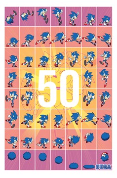 Sonic the Hedgehog #50 1 For 25 Incentive Variant (Hesse)