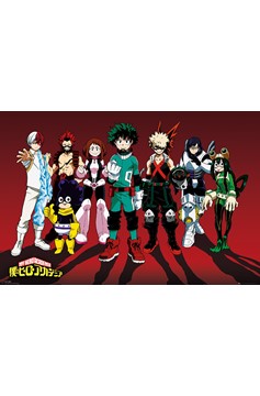 My Hero Academia Line Up Poster