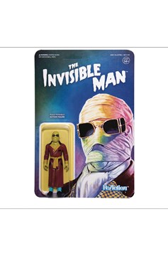 Universal Monsters Wv 2 Invisible Man Reaction Figure