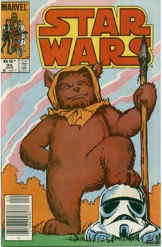 Star Wars #94 [Newsstand]-Very Good (3.5 – 5) [Classic Ewok Cover!]