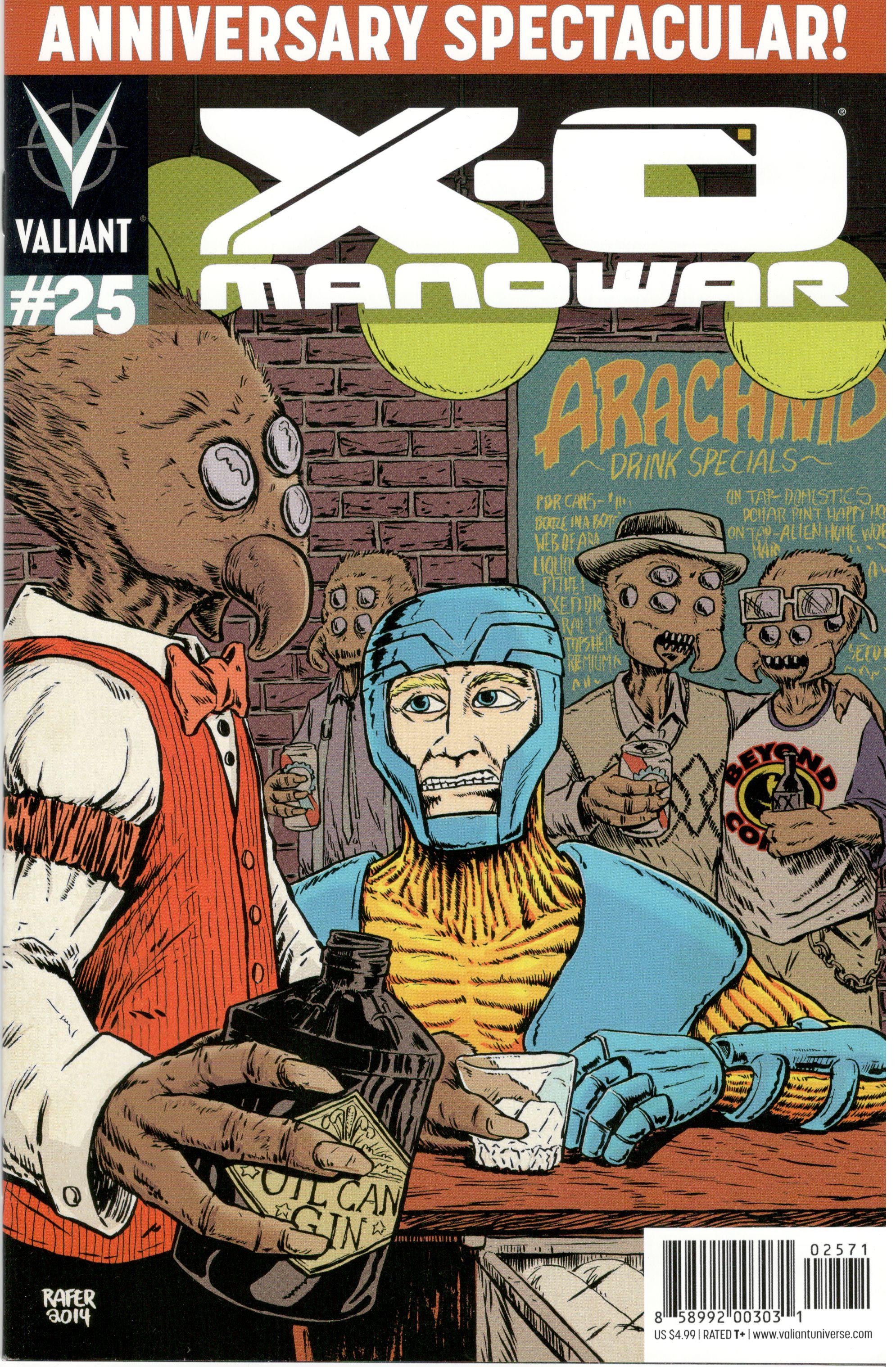X-O Manowar #25 Beyond Comics Rafer Roberts Store Variant