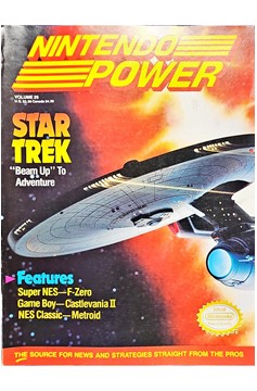 Nintendo Power Volume 29 Star Trek With Poster
