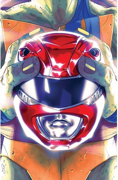 Power Rangers Teenage Mutant Ninja Turtles #1 Gino Montes Full-Art "Leo" Helmet Variant