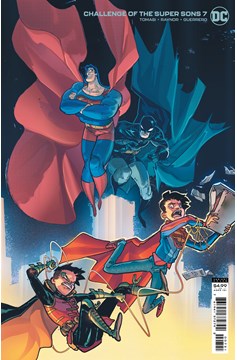 Challenge of the Super Sons #7 Cover B Riley Rossmo Card Stock Variant (Of 7) (2021)