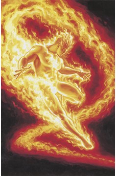 Fantastic Four #18 Greg and Tim Hildebrandt Human Torch Marvel Masterpieces III Virgin Variant 1 for 50 Incentive