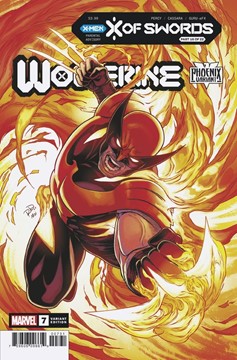 Wolverine #7 Dauterman Wolverine Phoenix Variant X of Swords (2020)