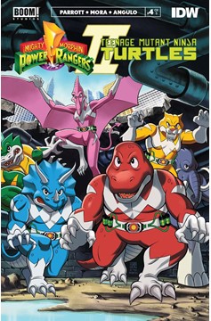 Mighty Morphin Power Rangers Teenage Mutant Ninja Turtles II #4 Cover C Mighty Morphin Power Rangers Variant Gibson (Of 5)