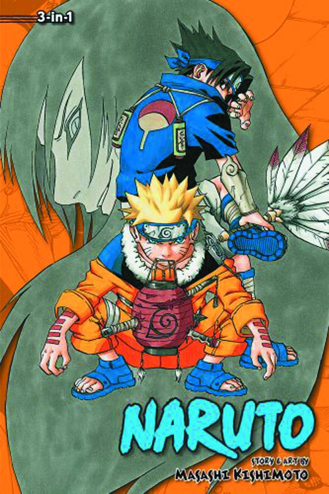 Naruto 3-In-1 Edition Manga Volume 3