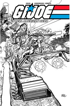 GI Joe A Real American Hero #311 Cover B Andy Kubert Black & White Variant