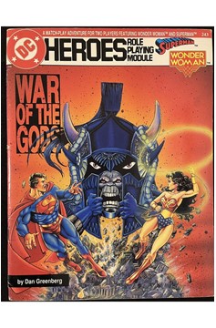 DC Heroes Role Playing Module Superman/Wonder Woman - War of The Gods #243