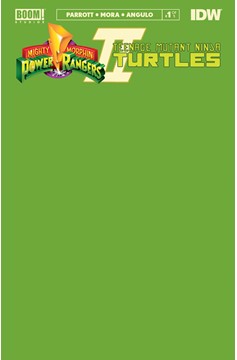 Mighty Morphin Power Rangers Teenage Mutant Ninja Turtles II #1 Cover J Blank Sketch Variant (Of 5)