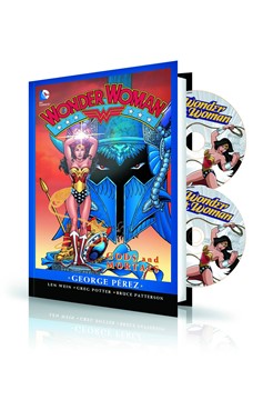 Wonder Woman Gods & Mortal Hardcover Book & DVD Blu Ray Set