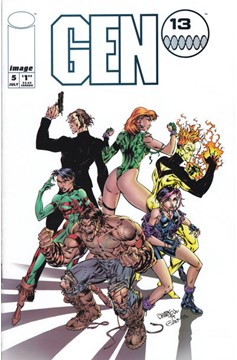 Gen 13 #5 [White Cover]-Fine (5.5 – 7)