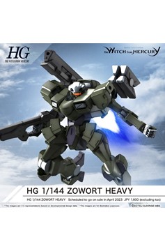 Mobile Suit Gundam: The Witch From Mercury Zowort Heavy High Grade 1:144 Scale Model Kit