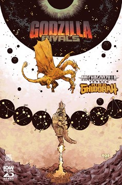 Godzilla Rivals #15 Mechagodzilla Vs King Ghidorah Cover B Lonergan