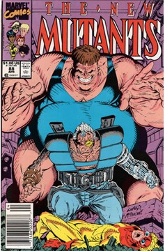 The New Mutants #88 [Newsstand]-Fine (5.5 – 7) [2nd App. of Cable]