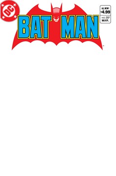 Batman #357 Facsimile Edition Cover C Blank Variant