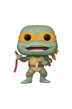 Pop Movies Teenage Mutant Ninja Turtles Michelangelo Sausage Link Nunchucks Vinyl Figure