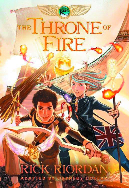 Kane Chronicles Graphic Novel Book 2 Throne of Fire