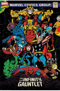 Marvel Retro The Infinity Gauntlet Poster
