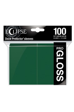 Ultra Pro Eclipse Gloss Standard Sleeves: Forest Green (100 count)
