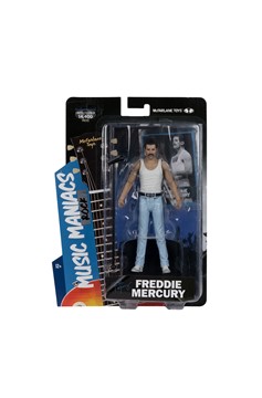 Music Maniacs Wave 3 Rock & Roll Freddie Mercury 6-inch Figure 